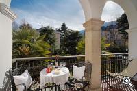 Balkon mit Gartenblick